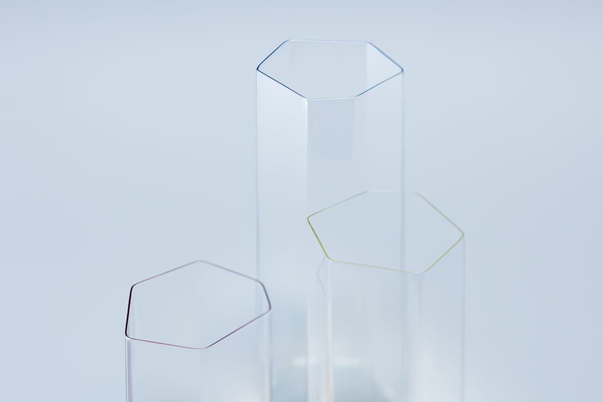変形多角形による角柱グラス | Product - Glass Company, 2013 